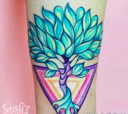彩绘纹身图案 动物和植物的彩绘纹身图案
