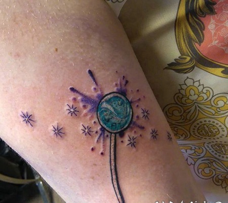 棒棒糖纹身图案 沁甜入心的棒棒糖纹身图案