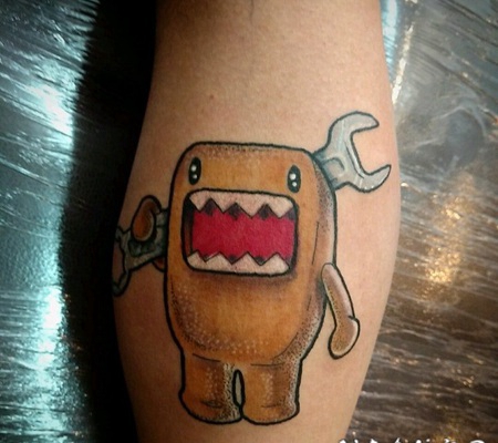 纹身工具 奇趣而又个性的扳手等五金工具纹身图案