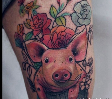 动物纹身图案 彩绘纹身形态与风格不同的动物纹身图案