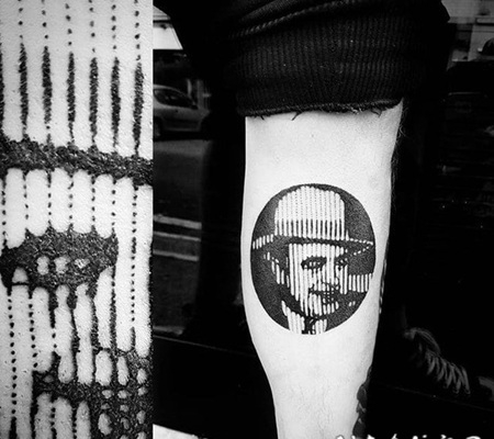 纹身电影人物图 创意的电影人物的小纹身图案