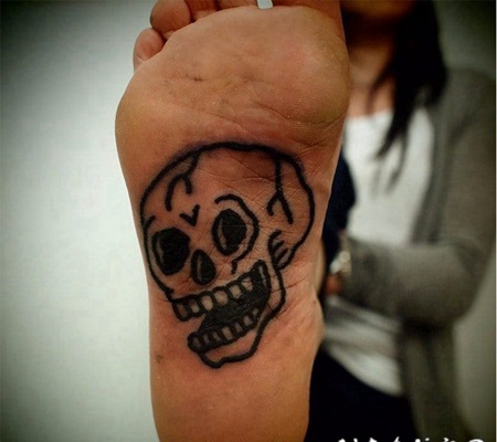 骷髅头纹身 风格迥异创意十足的骷髅头纹身图案