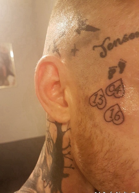 数字符号纹身图案 设计感极强的数字纹身图案