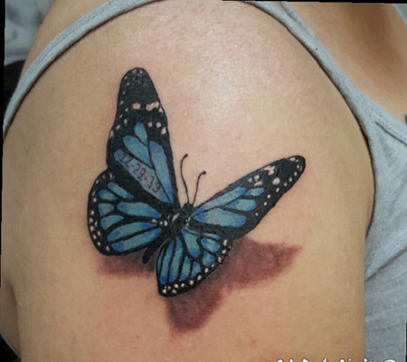 立体纹身图 技巧性十足的3D写实立体纹身图案