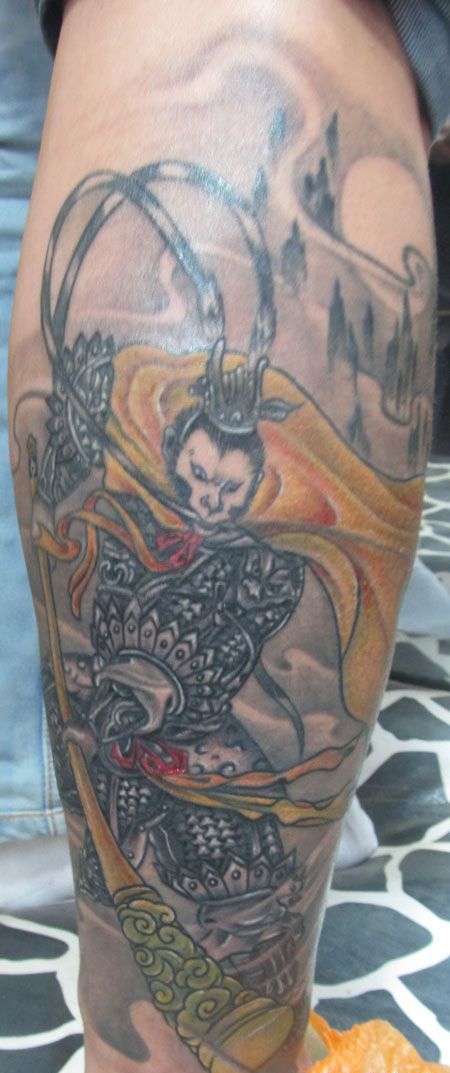 孙悟空大闹天宫纹身图案