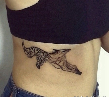 狐狸纹身图 9组机灵聪敏的狐狸纹身图案图片