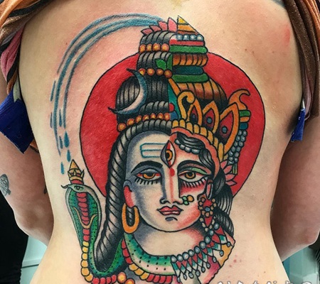 old school纹身图 色彩亮丽的old school风格纹身图案