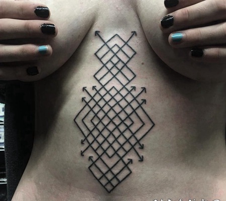 几何 纹身图案 组合多样化的几何纹身图案