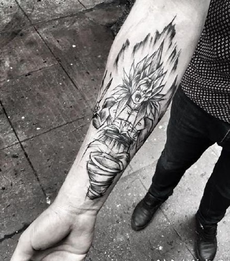 日本动漫七龙珠纹身图片欣赏