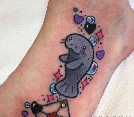 可爱的卡通小纹身图片