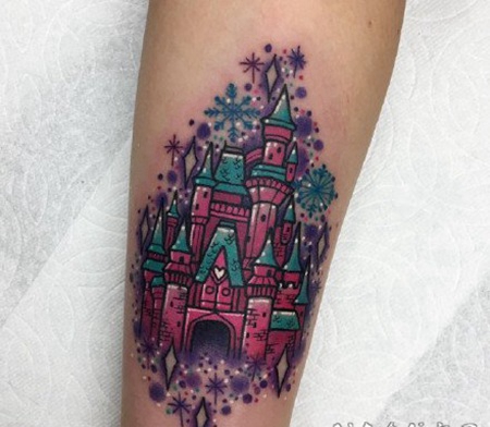 可爱的彩色卡通小纹身欣赏