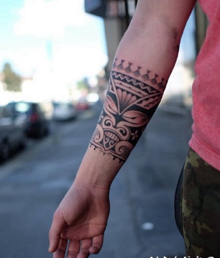 波利尼西亚部落的图腾纹身图案