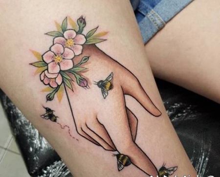 手控福利：关于手的漂亮纹身图案