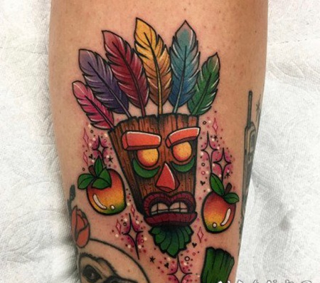 好看的1彩色纹身图片欣赏