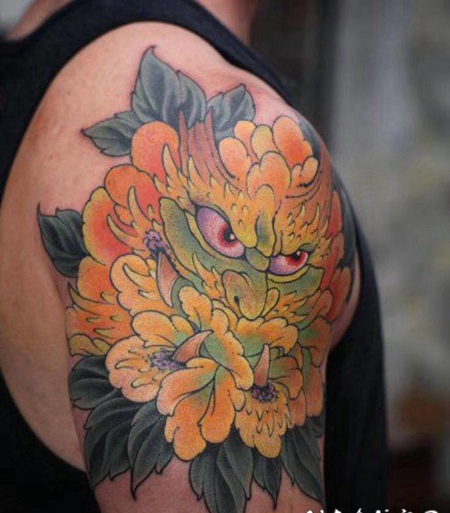 日式风的老传统纹身图片欣赏