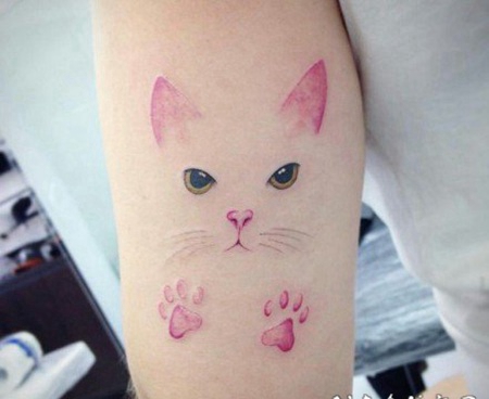 小清新的可爱小动物纹身图片