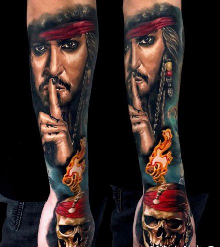 纹身与电影相结合的作品欣赏