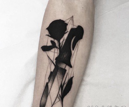 1好看的暗黑灰创意纹身图案