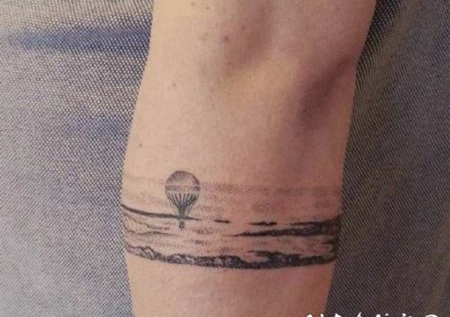 1小清新的臂环手环纹身图案