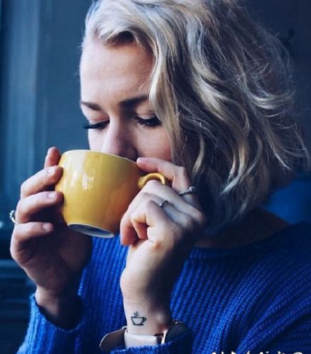 和咖啡相关的主题纹身图片