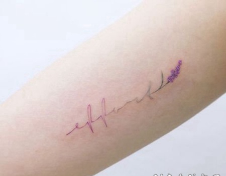 适合女生的3小清新简约纹身图案