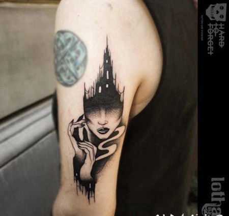 很有个性的暗黑纹身图案