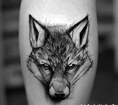 狐狸刺青：1小清新的狐狸纹身图案赏析