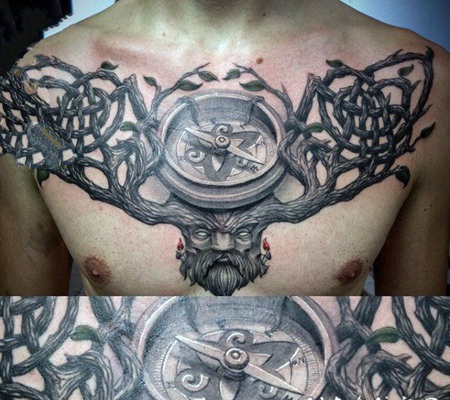 3d写实纹身 创意写实的3d纹身图案