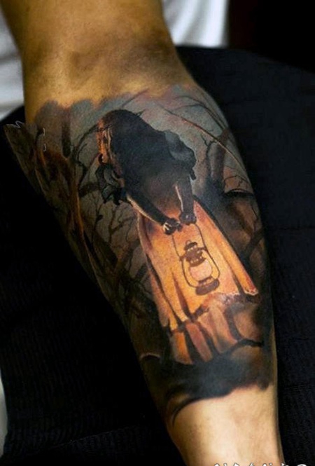 手臂上纹身图案 炫酷的男生手臂上纹身图案