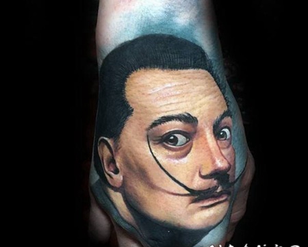 纹身人物图片 精神焕发的人物纹身图案