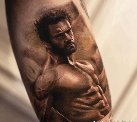 人物纹身图案 不同风格的人物肖像纹身图案