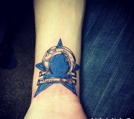 天秤纹身图案 神秘的天秤座元素纹身图案