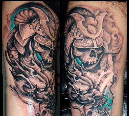 飞龙纹身图 霸气外漏的飞龙纹身图案