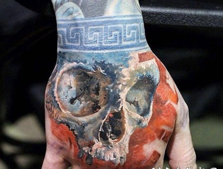 手背纹身 风格百变的手背纹身图案