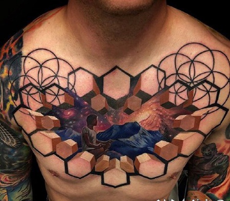 3d立体逼真的纹身作品欣赏