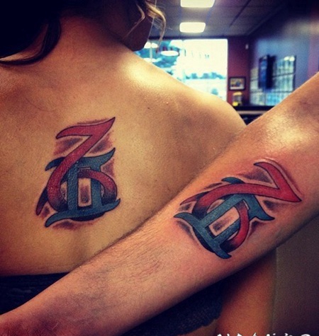 纹身双子座 创意而又别致的双子座纹身图案