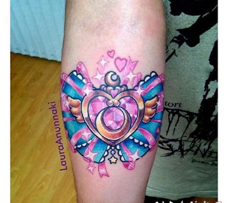 彩色卡哇伊纹身图案作品图片