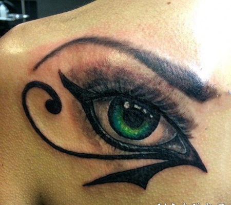 眼睛纹身 炯炯有神的眼睛纹身图案