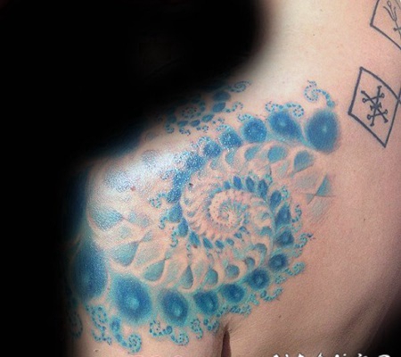 抽象纹身画 几何风格的抽象纹身图案