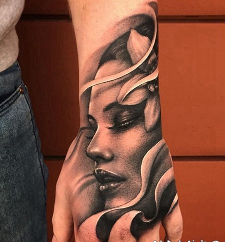 手背纹身 个性亮眼的手背纹身图案