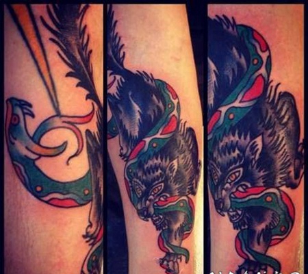 手臂纹身图片 时尚而又百变的手臂纹身图案