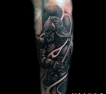 日本武士 纹身 英勇善战的日本武士纹身图案