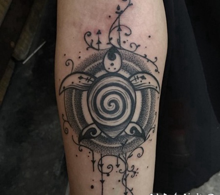 乌龟纹身图案 时尚的乌龟纹身图案