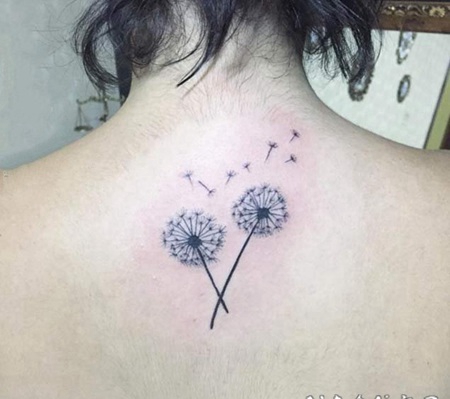 蒲公英纹身 唯美至极的蒲公英纹身图案