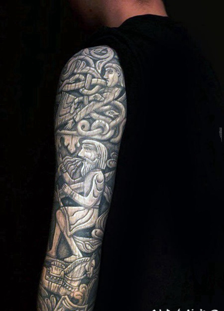 纹身树木的图像 古朴的树木图像纹身图案