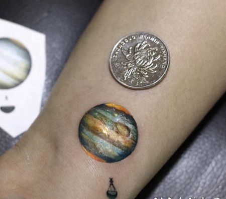 纹身简单小图案 微型简单小清新纹身