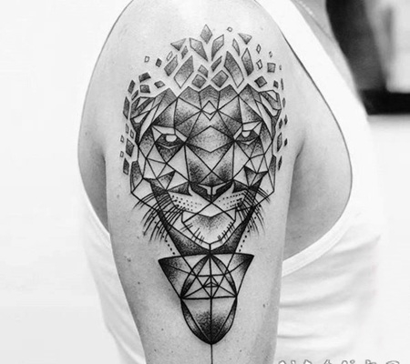 纹身老虎 凶猛个性的老虎纹身图案