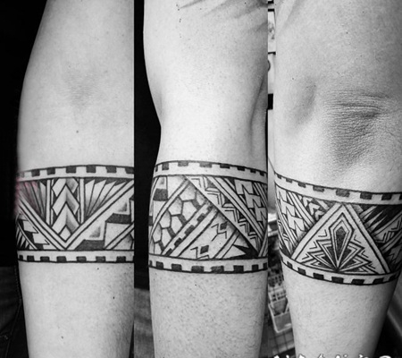 臂环纹身图案 简单却不失大方的臂环纹身图案