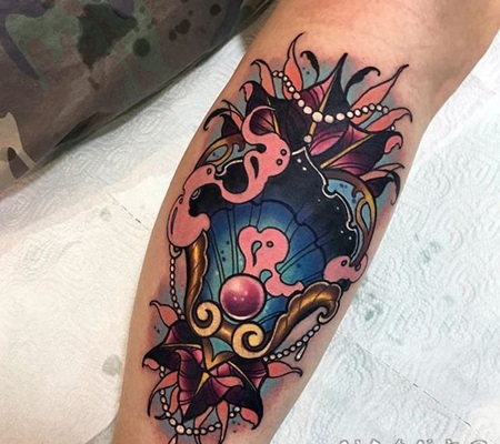 纹身水彩 小清新文艺纹身水彩纹身图案