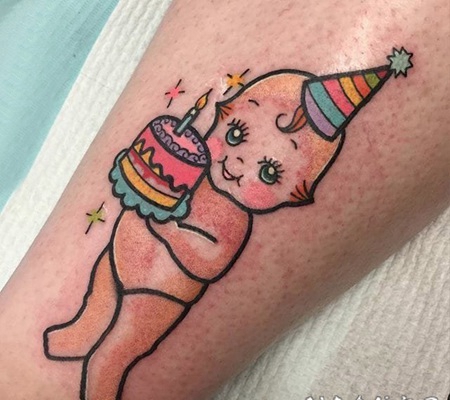 小清新文艺纹身 彩绘纹身素描小清新文艺纹身图案